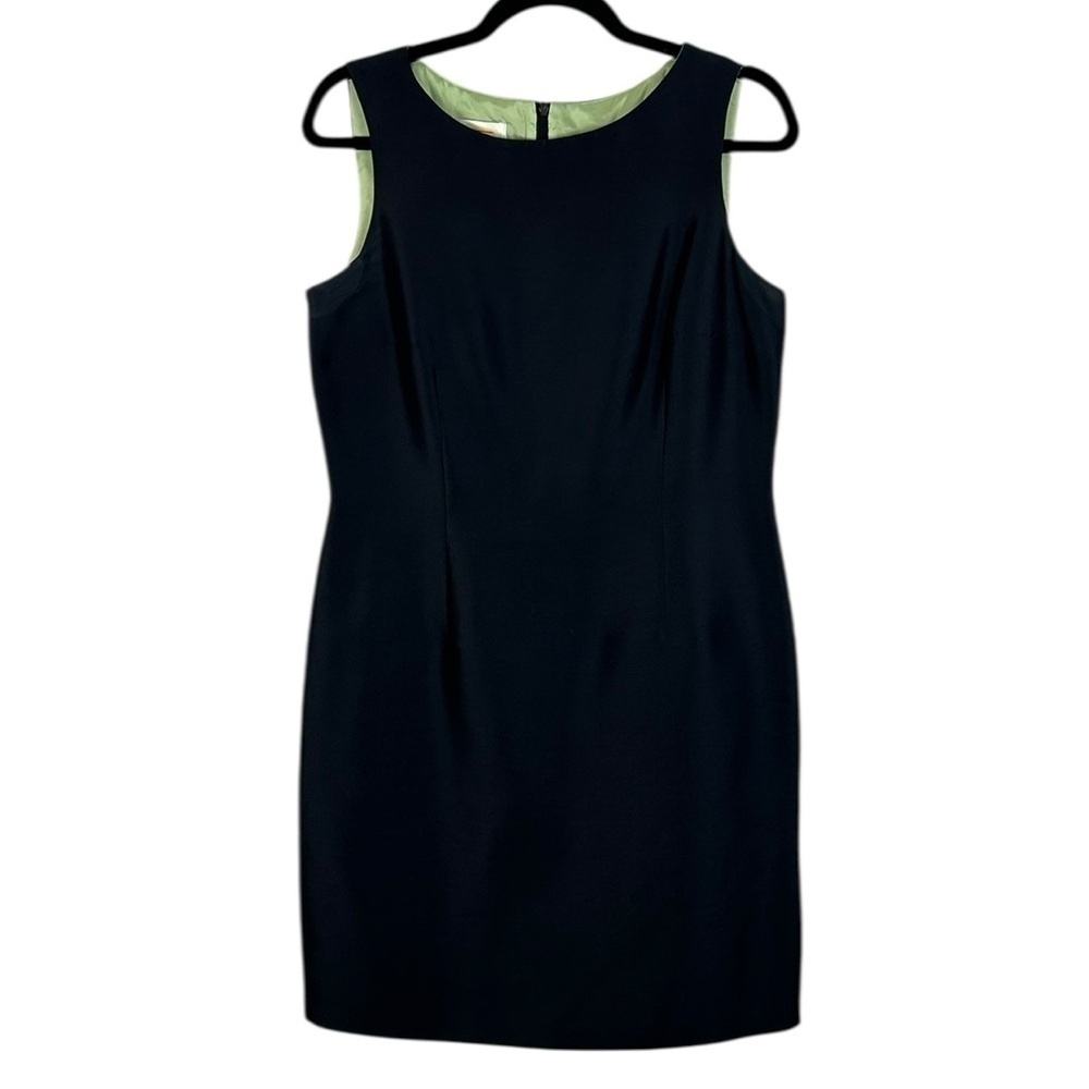 Talbots Classic Timeless Silk Sleeveless Mini Little Black Dress Size 10 Petite